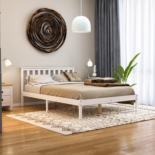 Sale wooden bed size double - bed,