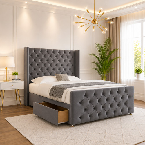 Eva chesterfield plush - chesterfield, divan