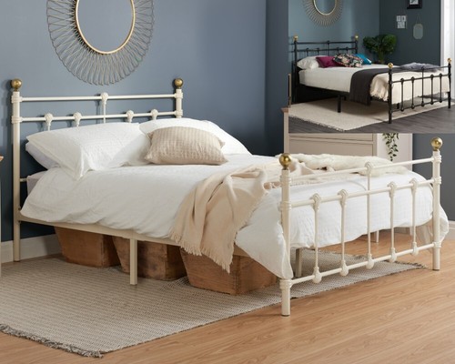 Metal bed atlas black - metal,