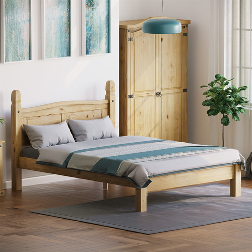 Corona bed frame single double - single,