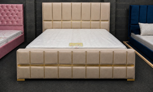 Modern beige upholstered - beige,