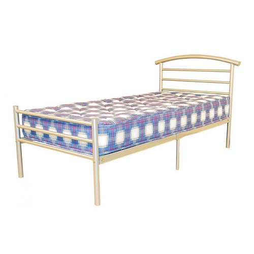 Brenington metal bed silver - metal,