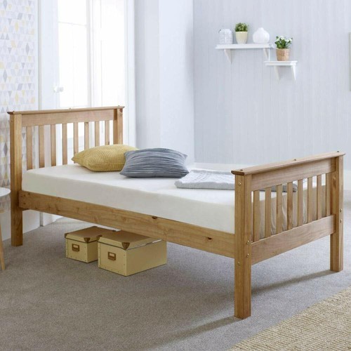 Pine wood bed frame - pine,