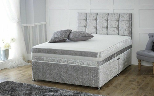 Crushed velvet drawers storage - crushed,
