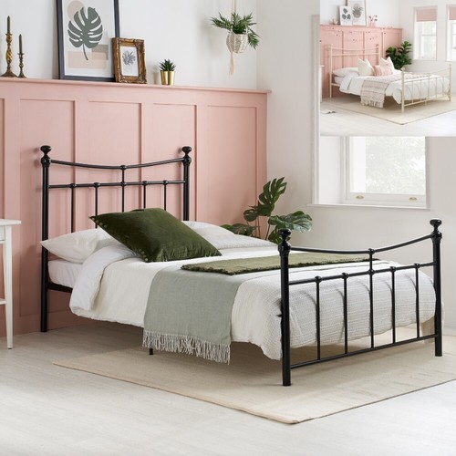 Traditional metal bed - bed,, emily