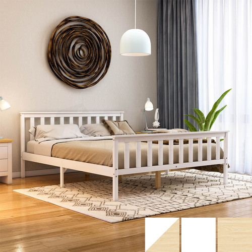 Wooden bed frame solid pine - solid,