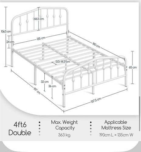 Low foot end - end, metal