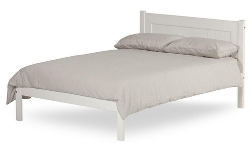 White wood bed frame - .low, foot