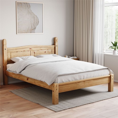 Corona double bed 4ft6 low - corona,