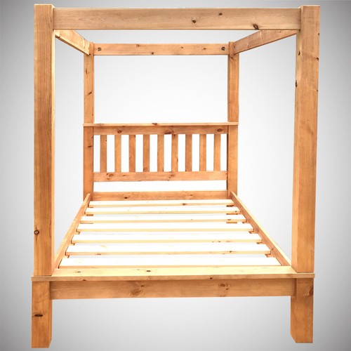 Chunky slatted solid pine - slatted,